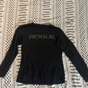 Rogue Black & Charcoal Long Sleeve Tee - Large